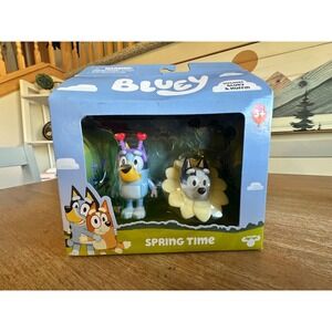 Bluey Spring Time Figure Pack Bluey‎ and Muffin Moose Toys 2-Pack New 18913